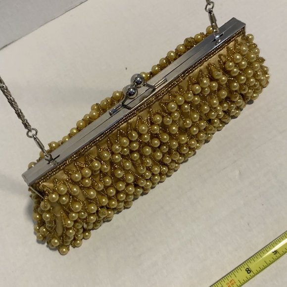 In's Swinging Bead Evening Bag Handbag FABULOUS - Picture 1 of 6